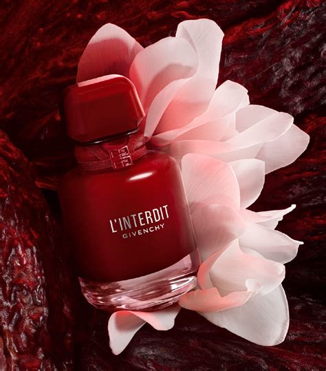 l'interdit eau de parfum rouge givenchy sample|l'interdit Givenchy rouge ultime.